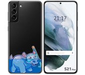 Tumundosmartphone Funda Gel Transparente para Samsung Galaxy S21+ Plus 5G diseño Hipo Dibujos