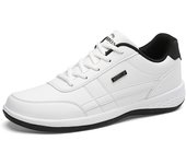 Pu Leather Men Shoes Sneakers Trend Casual Breathable Leisure Male Sneakers Non-Slip Footwear Vulcanized Shoes Tenis Masculino