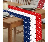 Independence Day 4th Of July Table Runner Table Runners For Dinner Holiday Party Kitchen Decor American Flag Table Room Decors