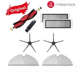 Original Roborock S5 Max / E4 / E5 / S45 Max / S6 MaxV Detachable Main Brush Silicon Side Brush Washable Filter Accessories