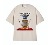 I Only Take Creatine Fun Gym Meme Pattern T-shirt Women's Retro Casual Short Sleeve Tshirt Women's Fashion T-shirt Top