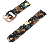 20mm 22mm Silicone Strap For Samsung Galaxy Watch Gear S3 Active 2 Graffiti Style Strap For HuaMi Amazfit Huawei Watch Band
