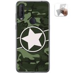Tumundosmartphone Funda Gel Tpu para Alcatel 1S 2020 / 3L 2020 diseño Camuflaje 01 Dibujos