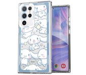 Transparent Clear Case for Samsung Galaxy S23 S24 Ultra S20 FE S21 22 Plus 5G Cover Cute Sanrio Kuromi Cinnamoroll Silicone