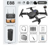 E88 Pro Aerial Photography Aircraft 8K Dual Camera Drone Three-Axis Gimbal Automatic Cruise Folding Drone