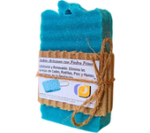 Jabón Artesanal Natural con Piedra Pómez. Exfoliante. Elimina las Células Muertas. Regenerador. Limpiador. Jabón Artesano. Apto Veganos. Pumarshop Cinnia Natura