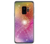 Tumundosmartphone Funda Gel Tpu para Samsung Galaxy S9 Diseño Abstracto Dibujos