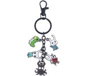 Game Hollow Knight Keychain Cute Bone Nail Logo The Pale king Figure Metal Pendant Key Chain For Men Women Car Jewelry Chaveiro
