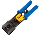 Crimpadora para conectores dobles rj11/12/45 y mp0027