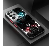 Jujutsu Kaisen Anime For Samsung S23 S22 S21 S20 FE S10 S9 Note 20 10 Ultra Lite Pro Plus Frosted Translucent Phone Case