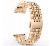 22mm 20mm Band for Samsung Galaxy Watch 3 4 5 45mm Gear S3 46mm 42mm Active2 40 44mm Stainless Steel Strap for Amazift BIP 2 GTR