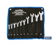 Set 12 pcs llaves combinadas de 6 a 17