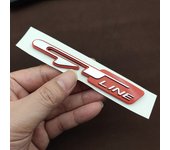 3D ABS Logo GT Line Emblem Car Fender Badge Decals For Forte Ceed Cerato K3 K5 Proceed Sportage GT Line Sticker Accessories