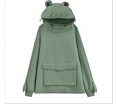 Super Cute Frog Sweatshirt With Thick And Fleece Couple Sweatshirt