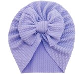 Gorro de bebé con lazo de doble capa de nuevo estilo de otoño e invierno europeo y americano, gorro tipo jersey para bebé, gorro indio, gorro para niños, 18*21 cm, negro