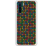 Funda compatible con Oppo A91 - Reno 3 - Patron Comecocos Fondo Negro