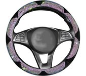 Cubierta del volante del automóvil, Bling Bling Cubierta del volante Cubierta universal del volante Cubierta antideslizante del volante del automóvil Cubierta del volante del automóvil de moda