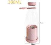 380ml/420ml Portable Juicer Cup Juicer USB Electric Fruit Juice Cup Automatic Mini Fruit Juicer Smoothie Blender With 6 Blades