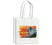 MERCHANDMANIA PACK 2 BOLSAS leon selva savana animal salvaje felino bestia cocina compra kitchen