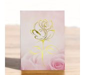 100-Photo 6-Inch Golden Rose Photo Album - Spacious Storage for Cherished Memories - Perfect for Family, Students, Wedding, Grad