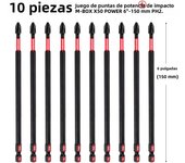 Geinxurn Impact Tough #2 Phillips Insert Driver Bits,Magnetic S2 Steel PH2 Screwdriver Bits Set with Storage M-Box