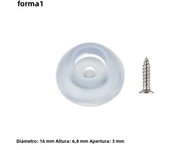 10pcs Clear Soft Furniture Chair Table Feet Leg Bottom Non-slip Anti-skid Glides Wooden Floor Protector Non-noise Screw on Pad