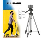 Cullmann Trípode Móvil Alpha 2800 Plata con Soporte para Smartphone y Cabeza de 3 Vías