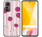 Funda Silicona para Xiaomi 12 Lite 5G diseño Flores Vintage Dibujos