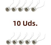 10/50 Pcs GU10 MR16 Lamp Holder Socket Base Adapter Wire Silicone Connector Socket for LED Halogen Light