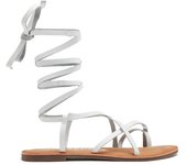 Sandalias planas de Mujer GIOSEPPO 69115 BLANCO ESCLAVA TIRAS DEDO BLANCO 35941 25V