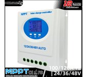 POWLSOJX MPPT Solar Controller with Real-Time LCD Monitoring, 7 Modes & Multi-Voltage Support - Safe & Reliable Power Management
