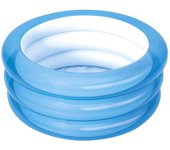 Tradineur - Piscina hinchable infantil redonda con 3 aros, 30 x 70 cm, color surtido