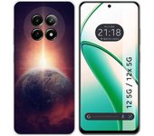 Tumundosmartphone Funda Silicona para Realme 12 5G / 12x 5G diseño Tierra Dibujos