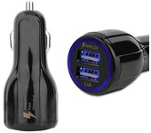 Cargador de Móvil para Coche Mechero de Carga Rápida doble USB 3.1A qualcomm 3.0 FAST CHARGER