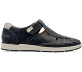 Zapato confort con aberturas hombre