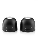 InnovaGoods® Set de tapones para botellas Champán, tapones para botellas, tapa de botella de vino reutilizables para Botellas de Cava, Prosecco, Tapón de Champán - 2uds Negro