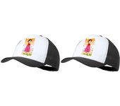 PACK 2 GORRAS NEGRAS HEIDI ABUELO SERIE ANTIGUA ANIME cap manga clara pedro