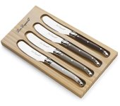 Pack 4 cuchillos mantequeros Tradition Lou Laguiole acero inox