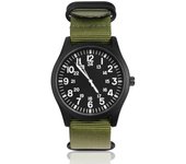 Reloj para Hombre,Reloj Militar,Reloj analógico de Cuarzo,Relojes que Brillian EN LA Oscuridad,Reloj de Pulsera para Hombre
