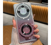 With Ring Stand Magnetic Protective Soft Glitter Back Cover Case for Honor Magic 6 Lite Pro 5 X9 X9AB X8 X8AB X7 X7AB X6A 4G 5G