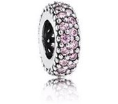NEW Europeans Pink Original Charms Love Potion Murano Glass Heart Dangle Bead Fit 925 Sterling Silver Bracelet DIY Women Jewelry