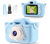 Cámara Digital para Niños con Tarjeta SD de 32GB Regalo para Niñas y Niños de 3-12 Años Juguete con Función de Fotografía y Video