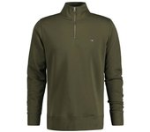 GANT Sudadera Hombre - REGULAR SHIELD HALF ZIP SWEAT, cuello con cremallera, logo Regular Shield Half Zip Sweat