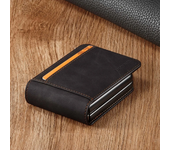 Ultra Thin Flip Leather Cover for Samsung Galaxy Z Flip 6 5 4 3 5G Flip5 Flip6 5G Cards Solt Holder Wallet Magnetic Phone Case