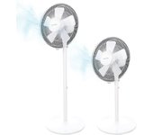 Ventilador De Pie y Sobremesa Cecotec Energysilence 535 2In1 40W 5 Aspas Altura Ajustable 3 Velocidades Oscilación Automática