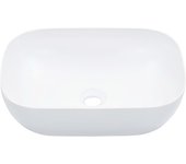 Fregadero 45,5x32x13 cm Cerámica Blanco