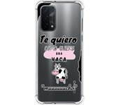Tumundosmartphone Funda Silicona Antigolpes para Oppo A54 5G / A74 5G diseño Vaca Dibujos