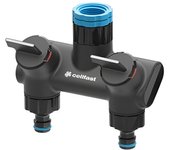 Cellfast - Distribuidor de 2 Vías Ergo para Sistemas de Riego y Mangueras de Jardín