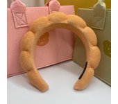 Fashion Microfiber Washing Wristbands Scrunchies Puffy Headband Spa Bubble Headband for Washing Face Makeup Shower Skincare