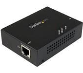 Startech.com extensor poe+ gigabit 802.3at/af - alargador de alimentacion por ethernet - 100m,2 años